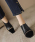 Bicolor Chain Boots